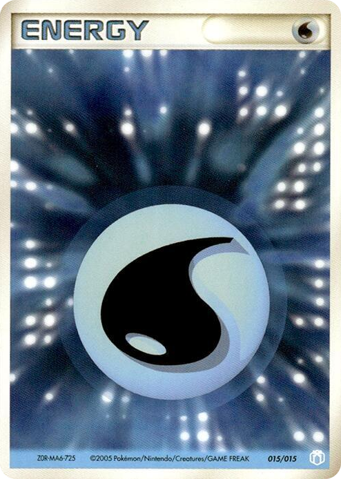 0015 Basic Water Energy None Gift Box Mew - Lucario (Crawdaunt Quarter Deck)