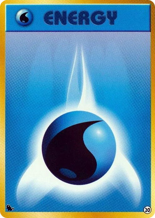 0020 Basic Water Energy - 20 None Intro Pack (Squirtle)