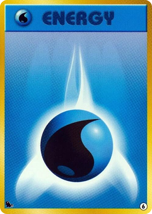 0006 Basic Water Energy - 6 None Intro Pack (Squirtle)