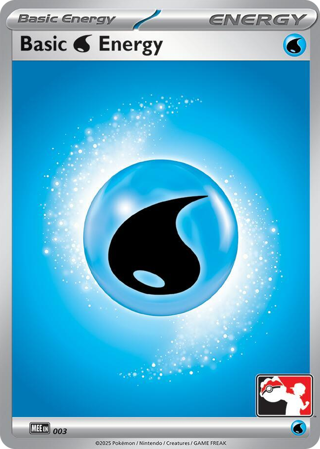 0003 Basic Water Energy - MEE 003 Common Prize Pack Series Cards