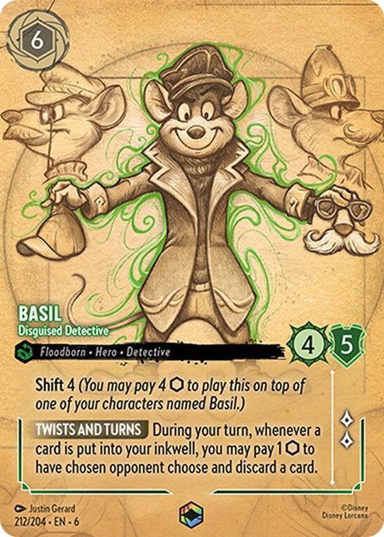 0212 Basil - Disguised Detective (Enchanted) Enchanted Azurite Sea