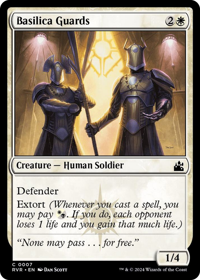 Basilica Guards #7 C - Ravnica Remastered Pokemon card