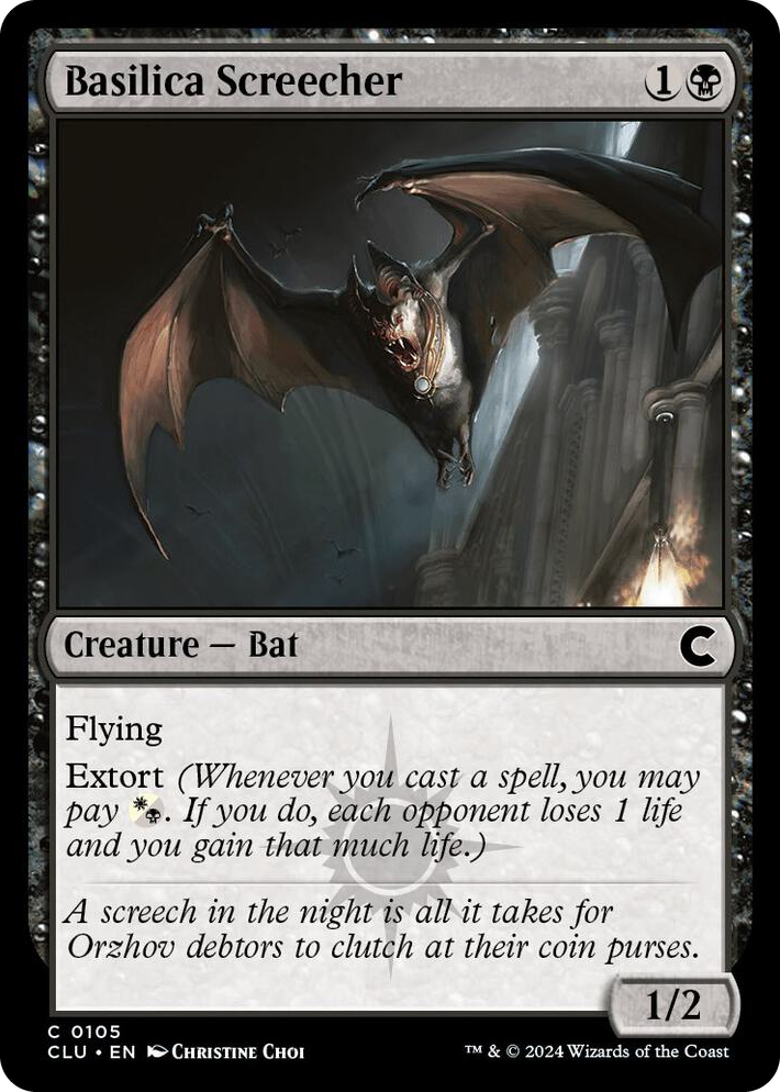0105 Basilica Screecher C Ravnica: Clue Edition