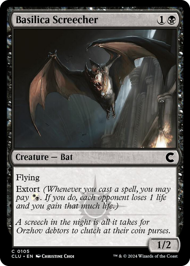 0105 Basilica Screecher C Ravnica: Clue Edition
