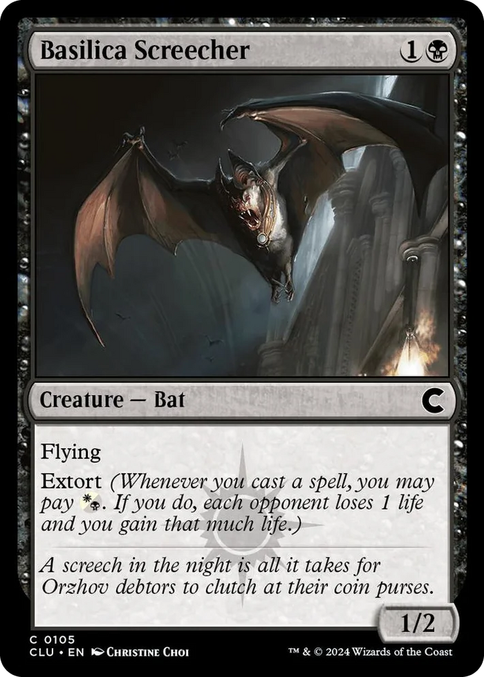 0105 Basilica Screecher C Ravnica: Clue Edition