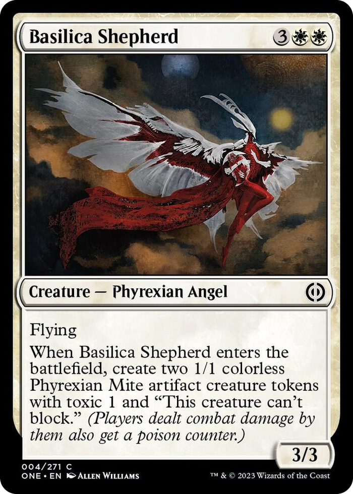 Basilica Shepherd #4 C - Phyrexia: All Will Be One Pokemon card