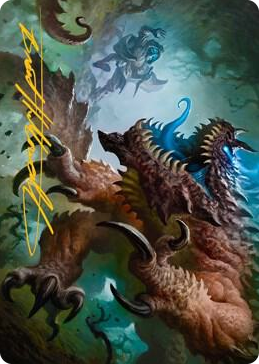 0009 Basilisk Art Card (Gold-Stamped Signature) S Art Series: Adventures in the Forgotten Realms