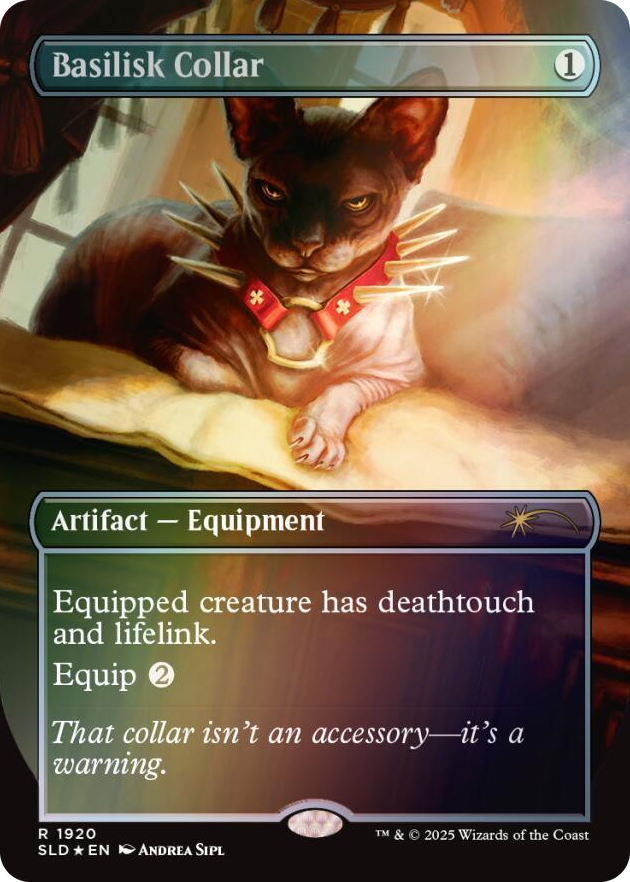 1920 Basilisk Collar (1920) (Rainbow Foil) R Secret Lair Drop Series