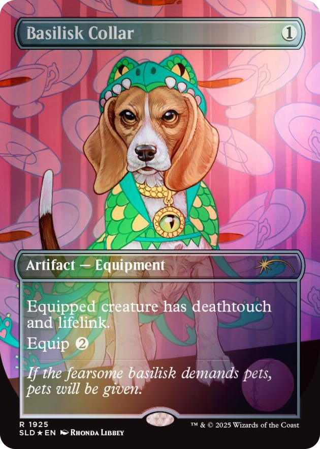 1925 Basilisk Collar (1925) (Rainbow Foil) R Secret Lair Drop Series