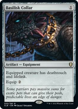0300 Basilisk Collar R Commander Legends: Battle for Baldur's Gate