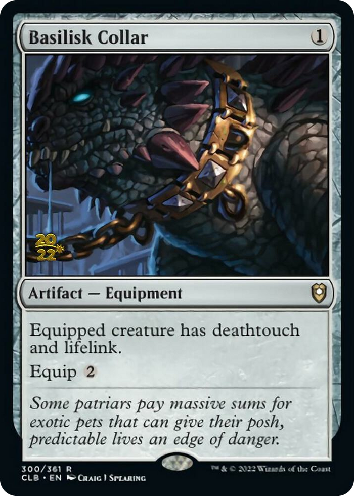 Basilisk Collar #300 R - Prerelease Cards Pokemon card