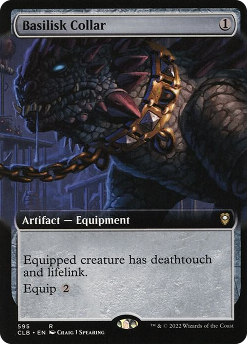 0595 Basilisk Collar (Extended Art) R Commander Legends: Battle for Baldur's Gate