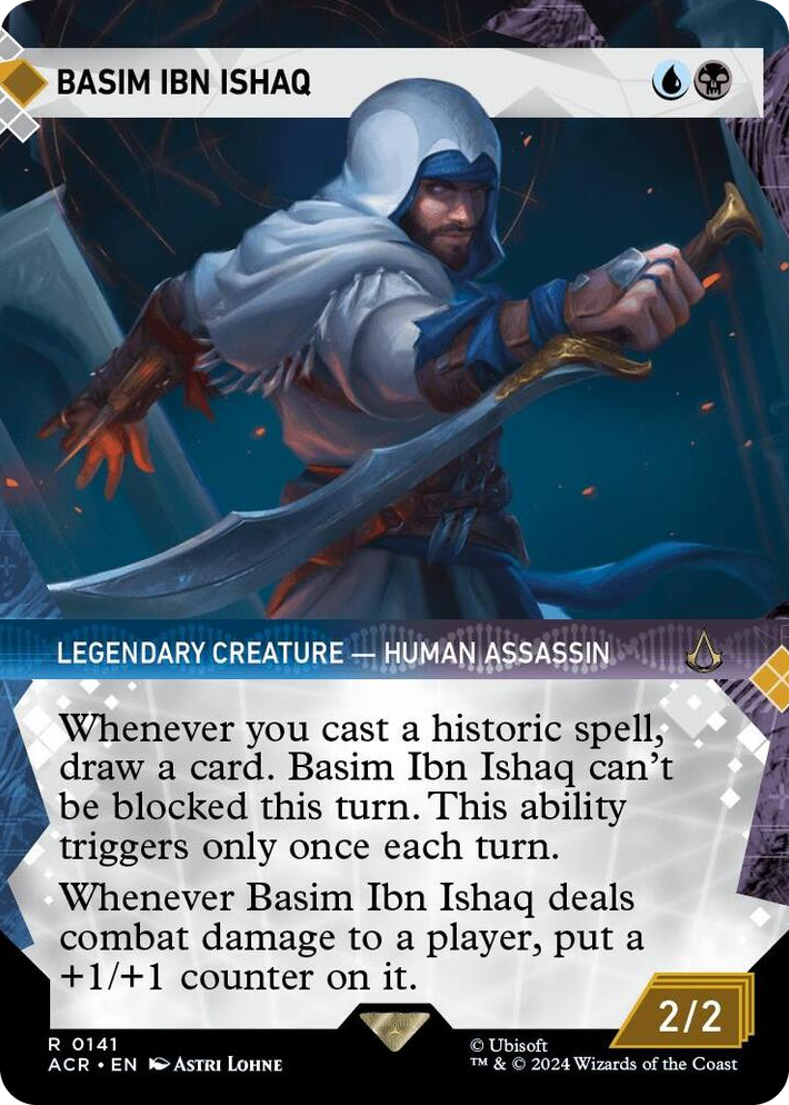 0141 Basim Ibn Ishaq (Showcase) R Universes Beyond: Assassin's Creed