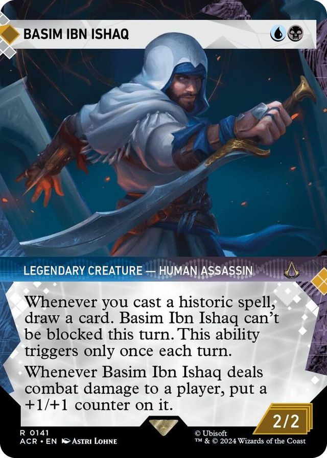 0141 Basim Ibn Ishaq (Showcase) R Universes Beyond: Assassin's Creed