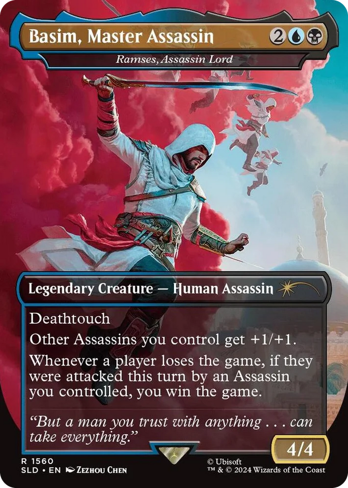 1560 Basim, Master Assassin - Ramses, Assassin Lord R Secret Lair Drop Series