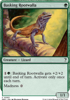 0065 Basking Rootwalla (White Border) C Mystery Booster 2