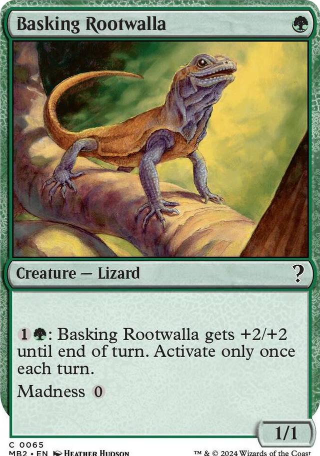 0065 Basking Rootwalla (White Border) C Mystery Booster 2