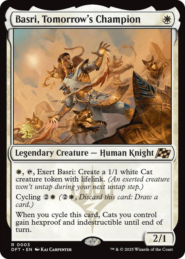 0003 Basri, Tomorrow's Champion R Prerelease Cards