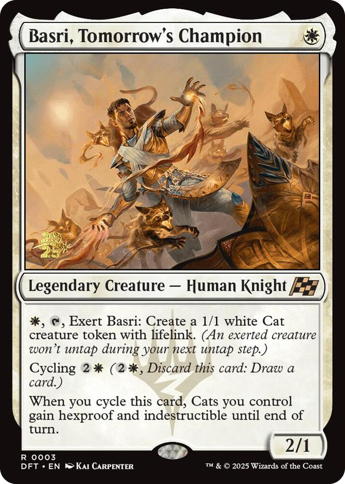 0003 Basri, Tomorrow's Champion R Prerelease Cards