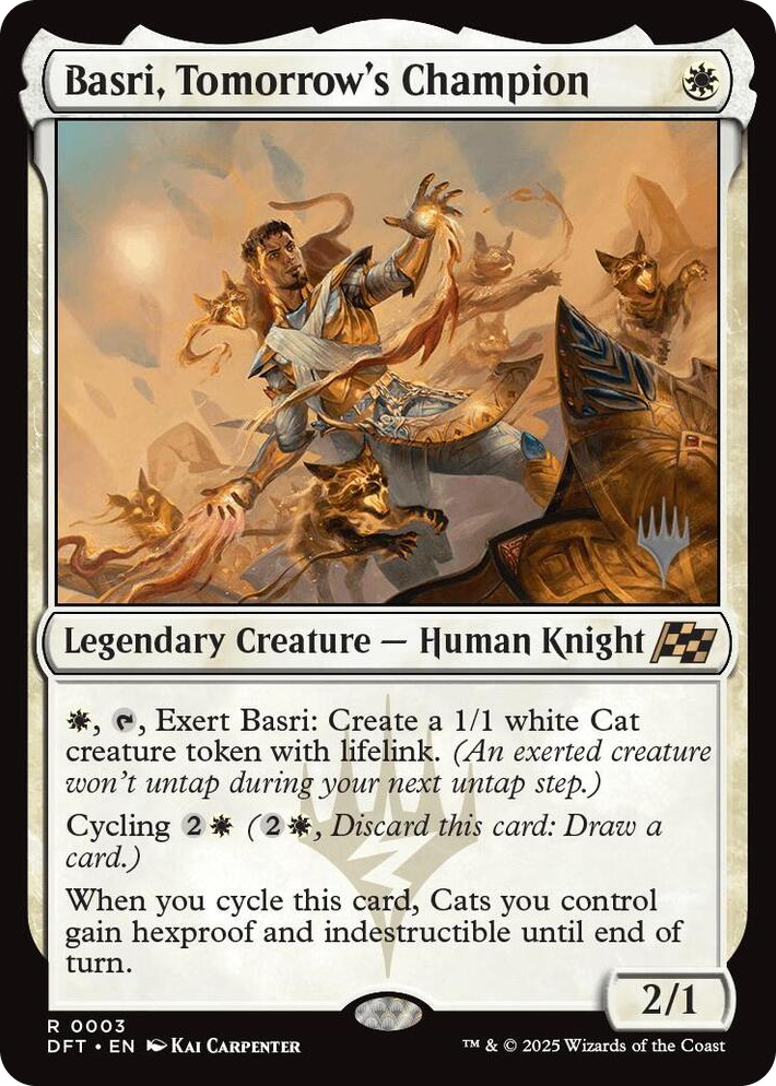 0003 Basri, Tomorrow's Champion R Promo Pack: Aetherdrift