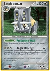 0021 Bastiodon - 21/123 (DP Mysterious Treasures) Holo Rare Deck Exclusives