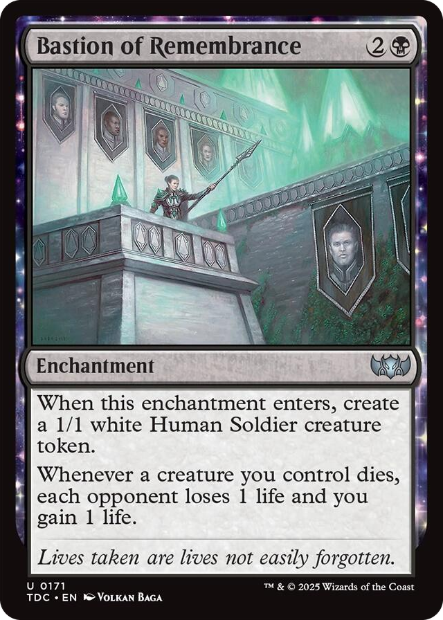 0171 Bastion of Remembrance U Commander: Tarkir: Dragonstorm