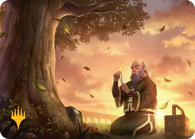 0030 Bastion of Remembrance Art Card (Gold-Stamped Planeswalker Symbol) S Art Series: Avatar: The Last Airbender