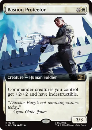 0296 Bastion Protector (Extended Art) R Commander: Marvel Super Heroes
