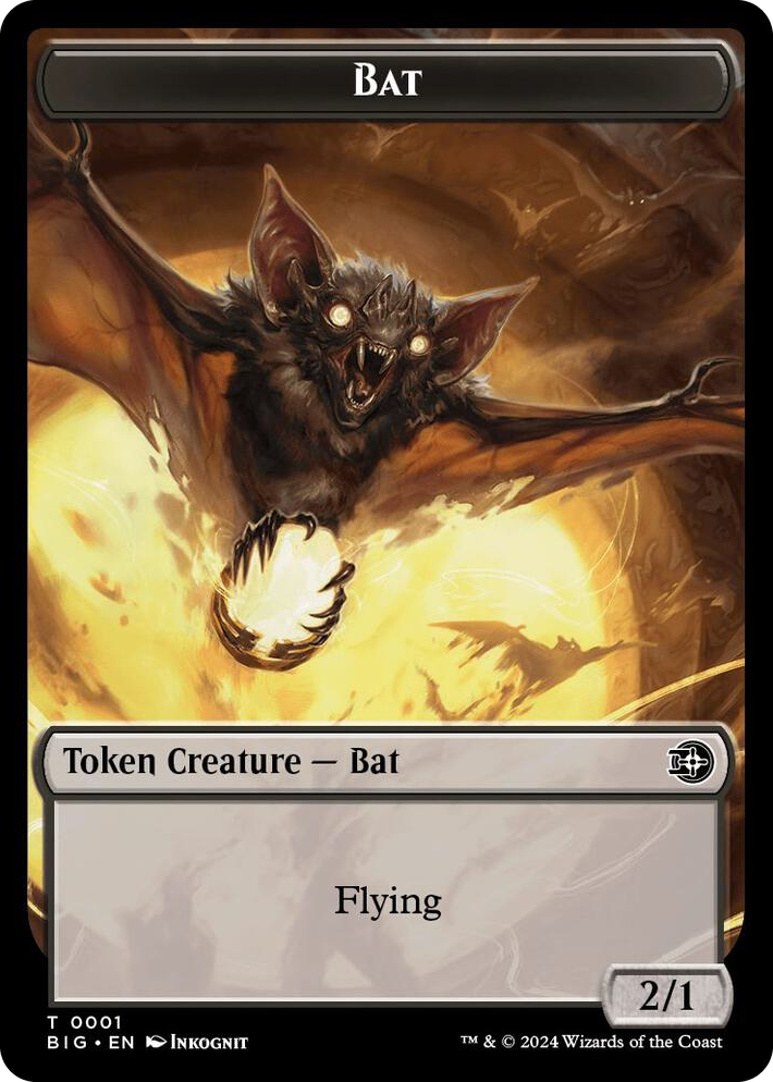 0001 Bat Token T Outlaws of Thunder Junction: The Big Score