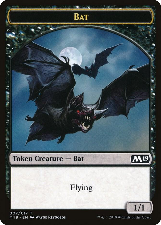 0007 Bat Token T Core Set 2019