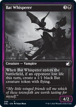 Bat Whisperer #86 C - Innistrad: Double Feature Pokemon card
