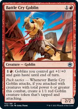 0132 Battle Cry Goblin U Adventures in the Forgotten Realms