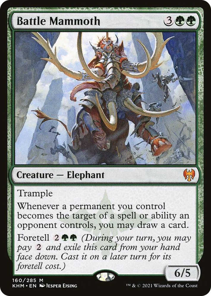 0160 Battle Mammoth M Kaldheim