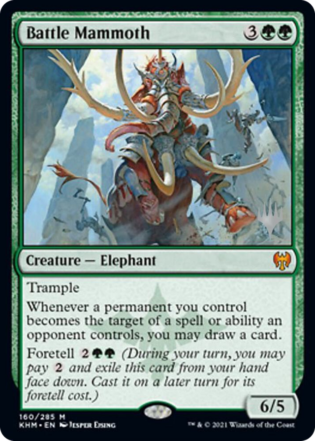 0160 Battle Mammoth M Promo Pack: Kaldheim