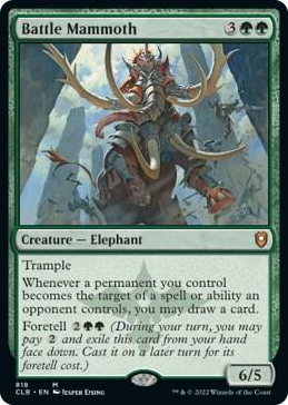 0818 Battle Mammoth M Commander Legends: Battle for Baldur's Gate