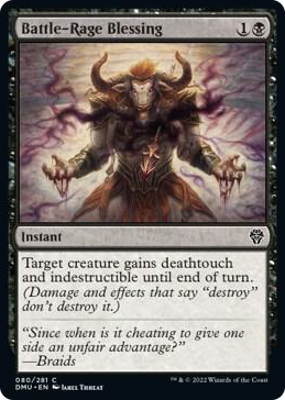 0080 Battle-Rage Blessing C Dominaria United