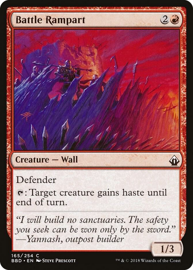 0165 Battle Rampart C Battlebond