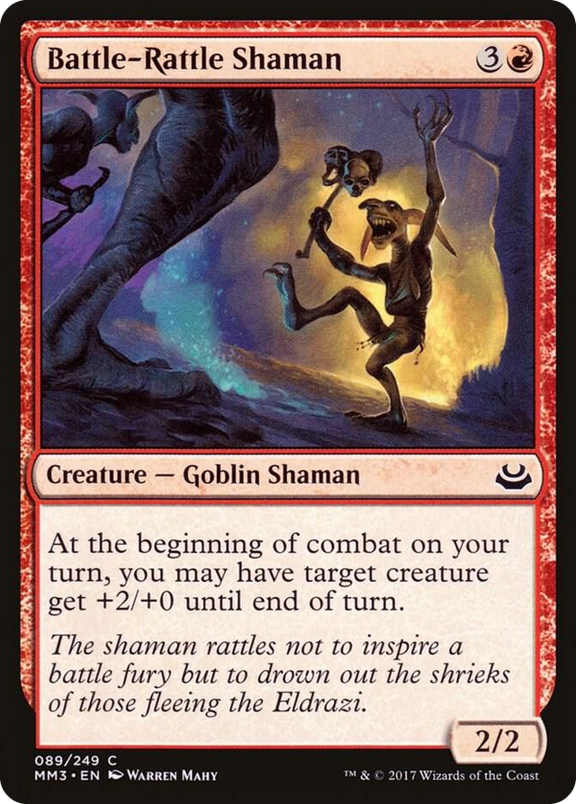 0089 Battle-Rattle Shaman C Modern Masters 2017