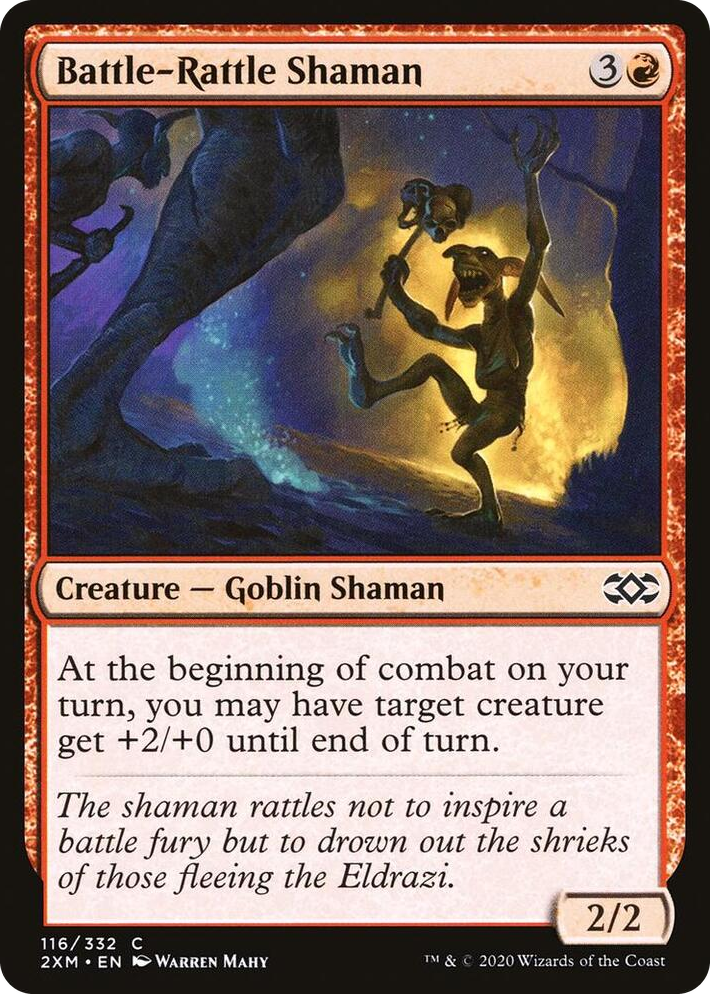 0116 Battle-Rattle Shaman C Double Masters