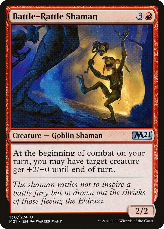 0130 Battle-Rattle Shaman U Core Set 2021