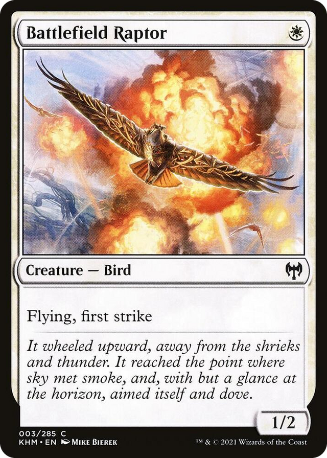 0003 Battlefield Raptor C Kaldheim
