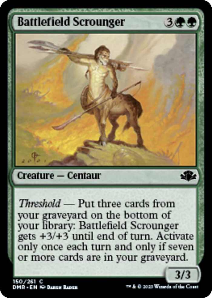 Battlefield Scrounger #150 C - Dominaria Remastered Pokemon card