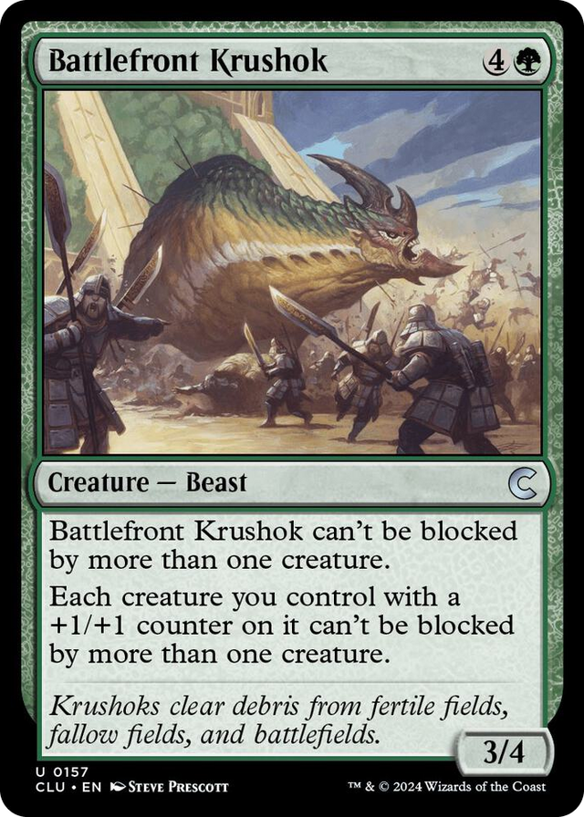 0157 Battlefront Krushok U Ravnica: Clue Edition