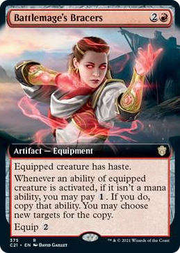 0375 Battlemage's Bracers (Extended Art) R Commander 2021