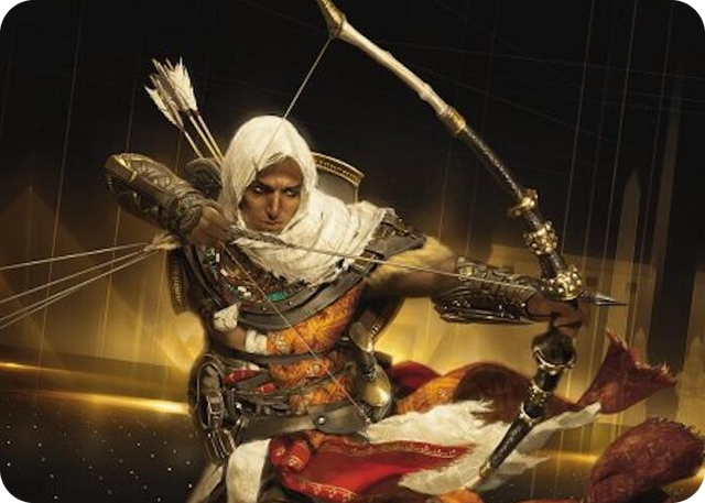 0016 Bayek of Siwa Art Card S Art Series: Universes Beyond: Assassin's Creed