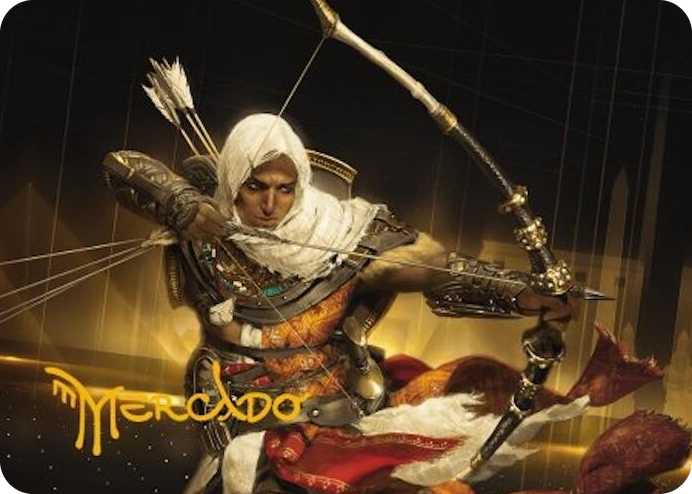 0016 Bayek of Siwa Art Card (Gold-Stamped Signature) S Art Series: Universes Beyond: Assassin's Creed