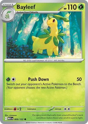 0009 Bayleef Common Mega Evolution