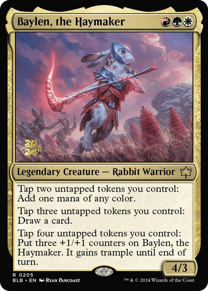 0205 Baylen, the Haymaker R Prerelease Cards