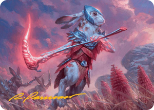 0025 Baylen, the Haymaker Art Card (Gold-Stamped Signature) S Art Series: Bloomburrow