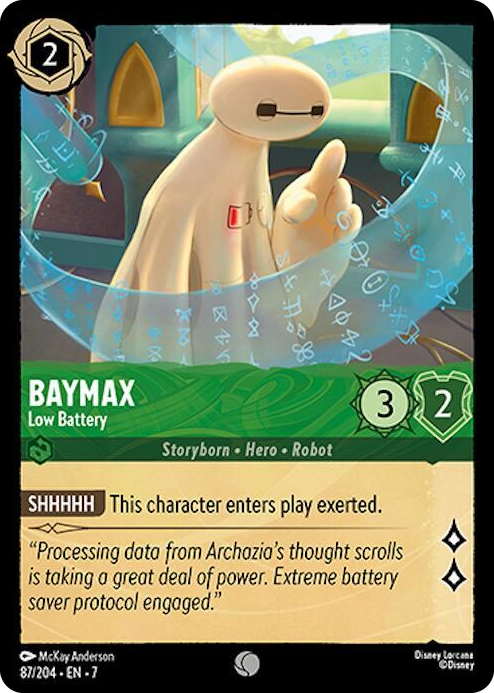 0087 Baymax - Low Battery Common Archazia's Island